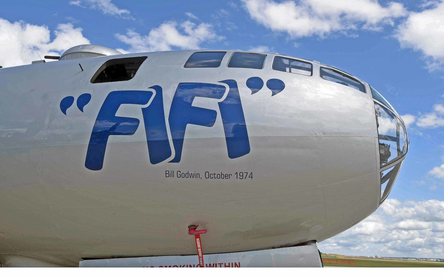 The Boeing B-29a bomber named "FiFi"